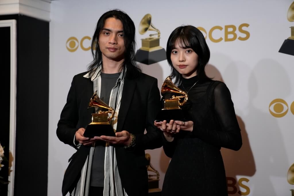 李政瀚、于薇首次入圍萊美獎就勇奪「最佳專輯設計包裝獎」(圖/美聯社)
